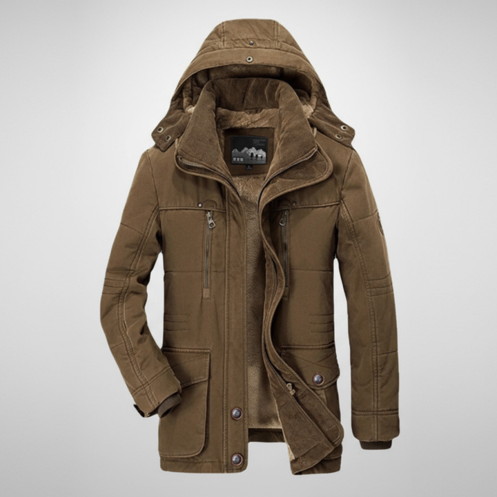Men’s Winter Jacket |  Hooded Design with Pockets