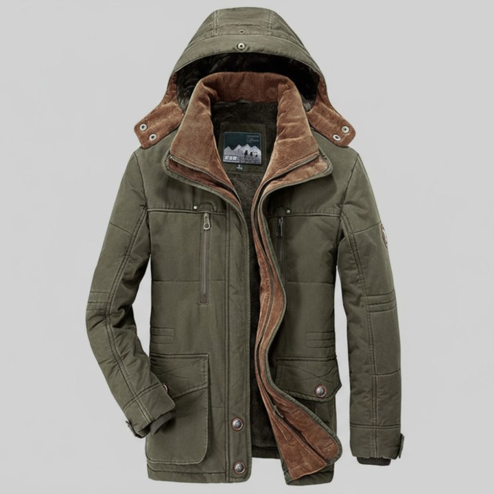 Men’s Winter Jacket |  Hooded Design with Pockets