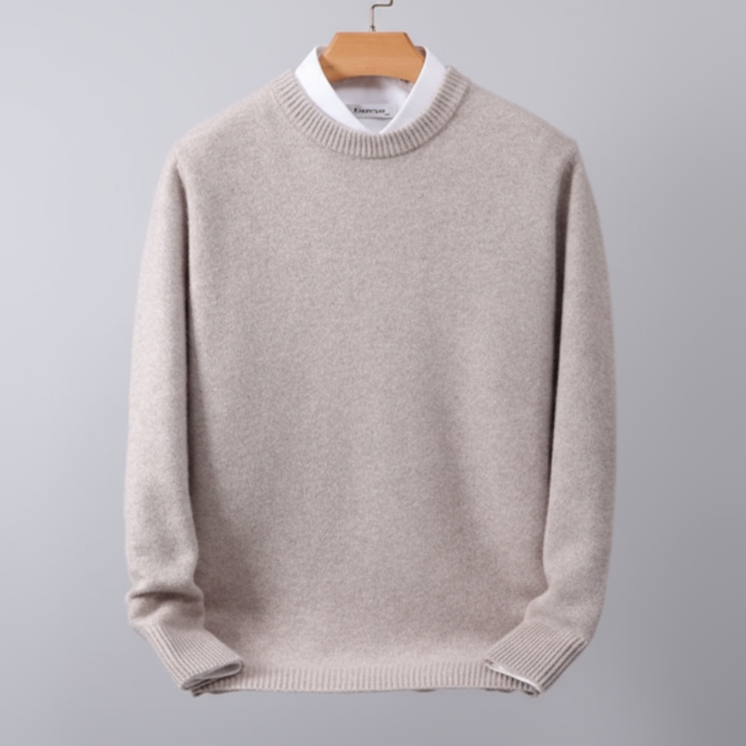 Men’s Sweater | Classic Fit with Round Neck